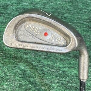 Vintage Ping Eye 2 7 Iron Red Dot Steel Shaft Golf Pride Grip Right Hand